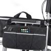 Wheelchair side armrest bag Reflective strip Portable Velcro polyester storage and hanging bag