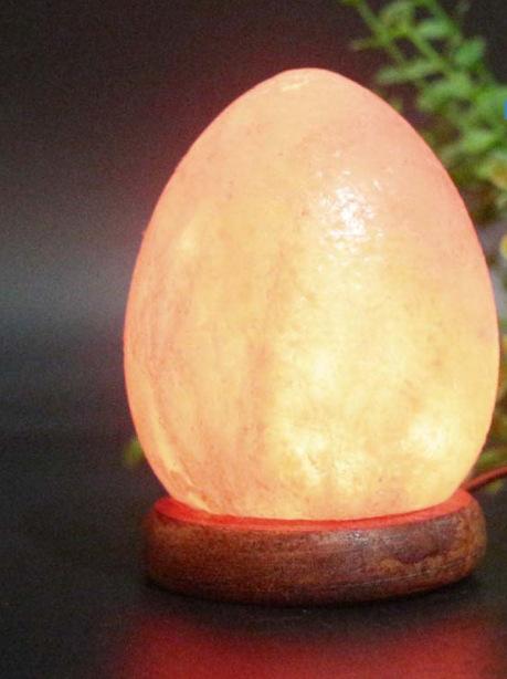 Himalayan Salt Lamp USB Rechargeable Pyramid Night Light Natural Crystal Salt Lamp for Bedroom Desk Meditation Gift