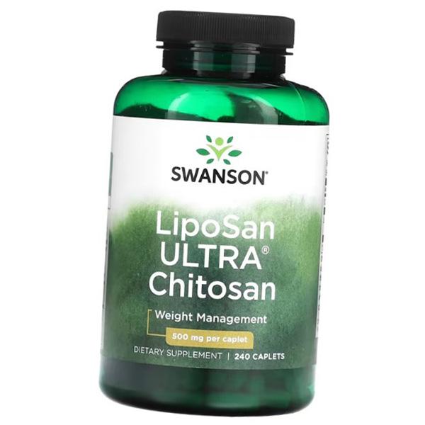 

Chitosan, LipoSan Ultra Chitosan, Swanson 240 caplets (72280123) 240caplet