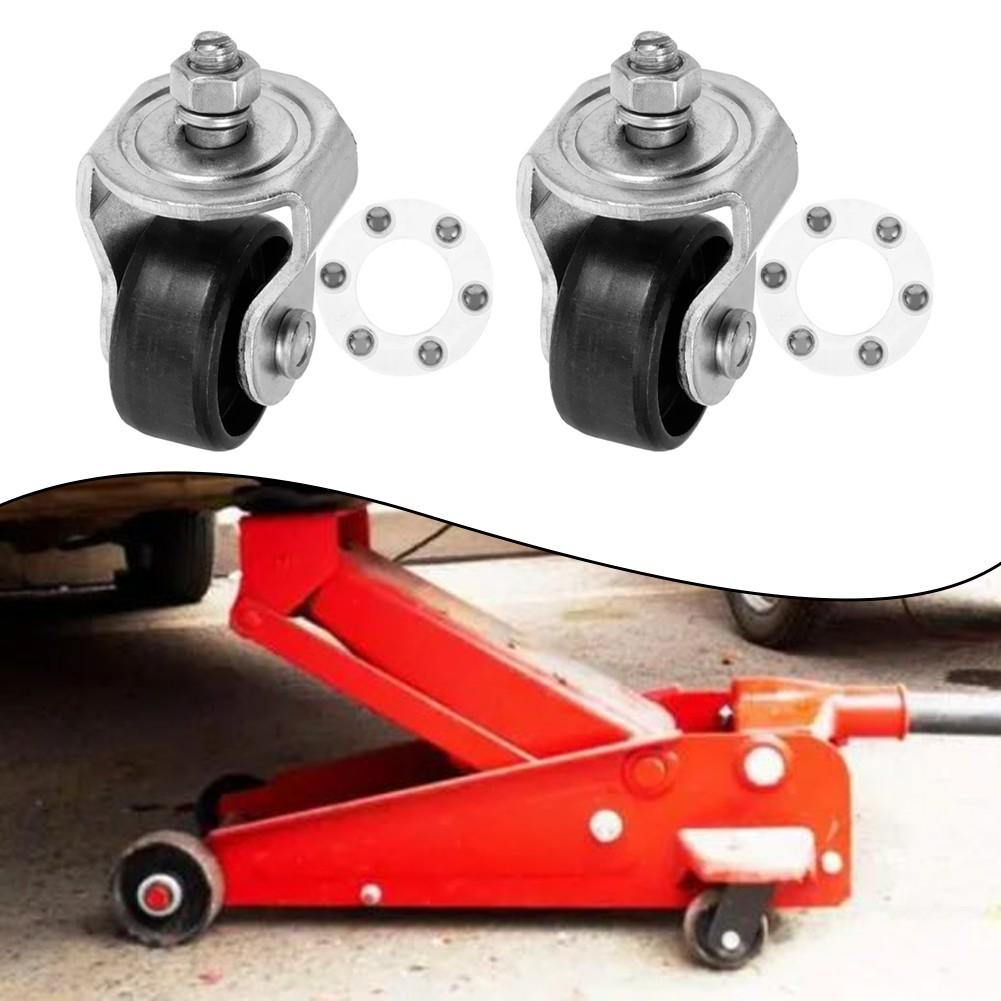 2 Pack Steel Swivel Castors for 2ton Trolley Garage and For Workshop Equipment