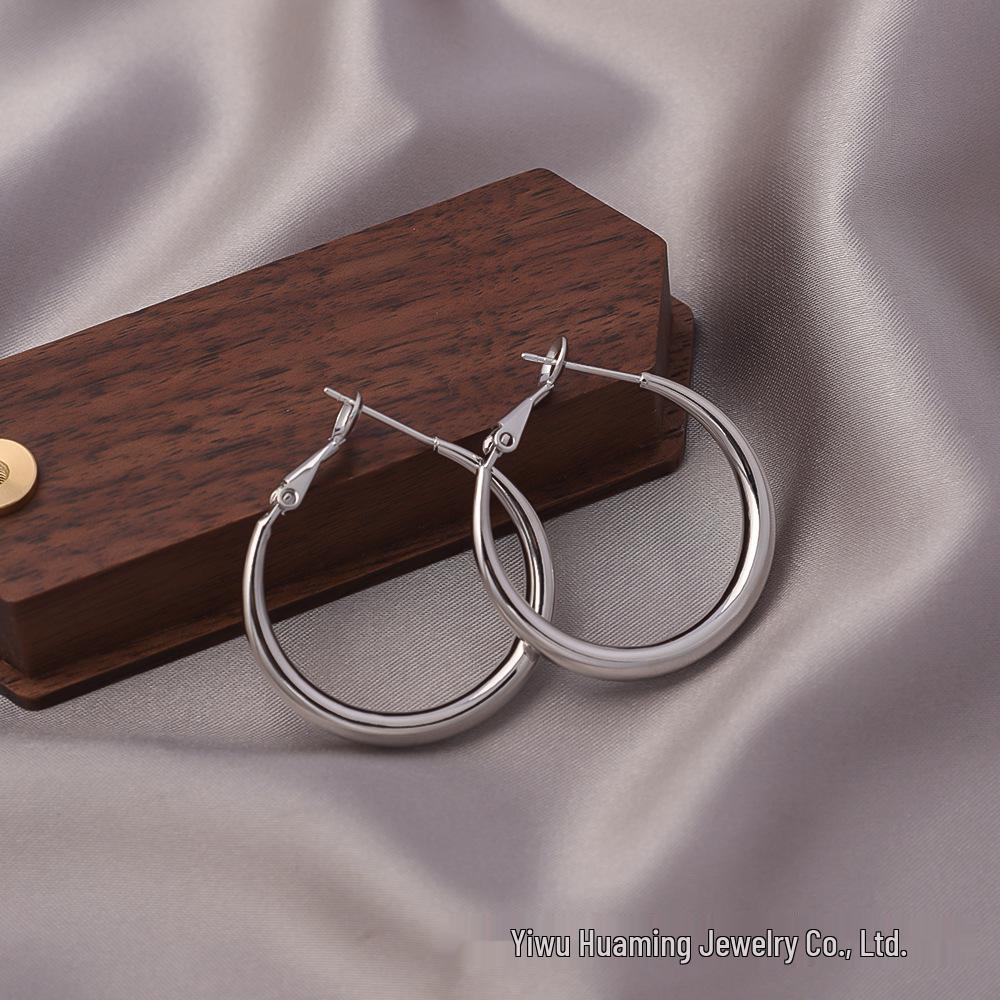 

Трендовые серьги-кольца Spicy Girl 2025: Подтягивающий лицо, Крутой и Стильный