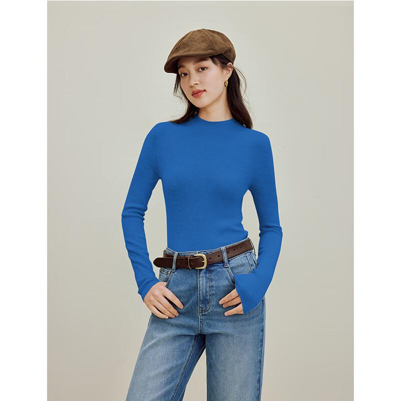 

INMAN Women s 2025 Fall Pure Wool Sweater M