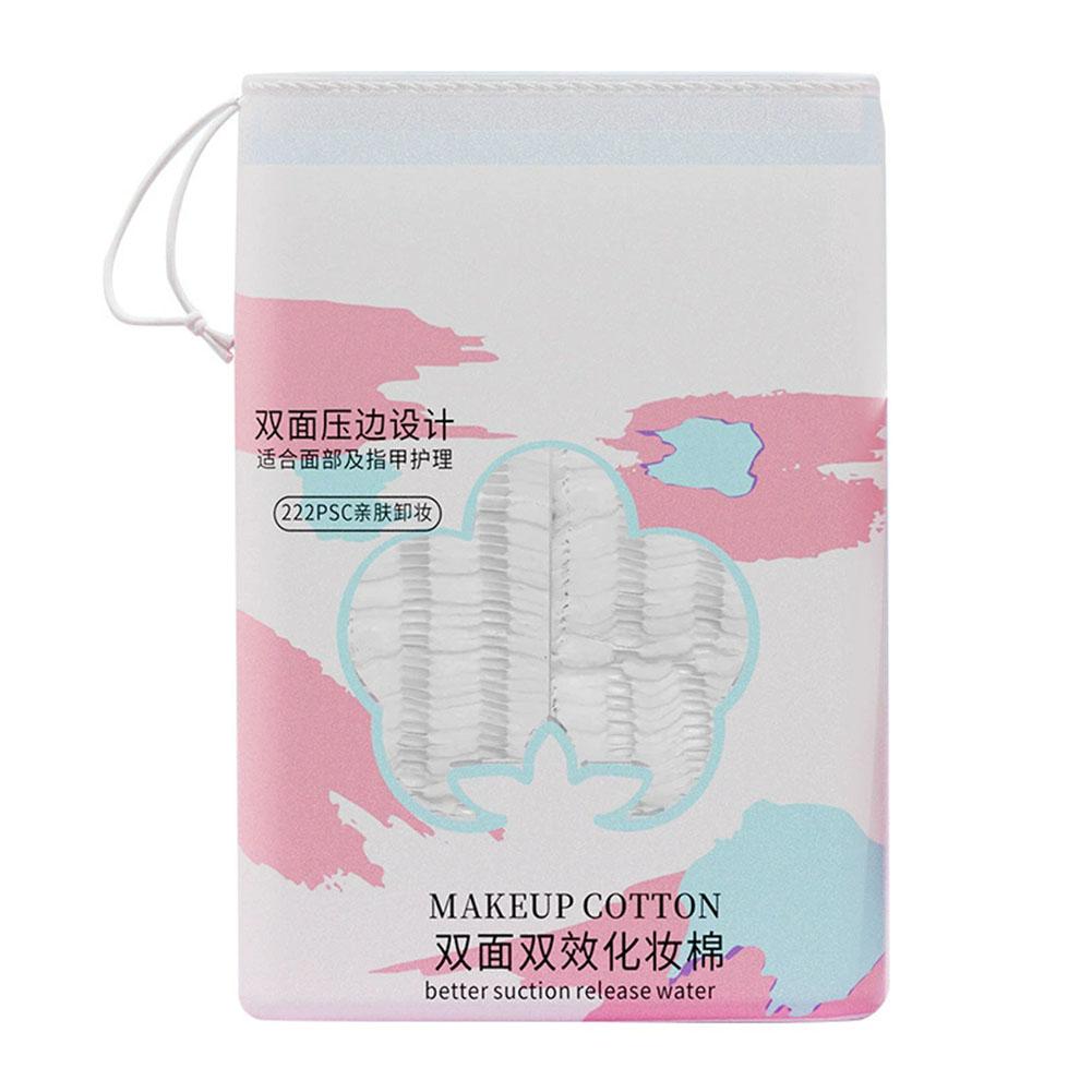 50/100/222pcs Disposable Soft Makeup Cotton Pads 3-Layer Facial Cleansing Wipes Gentle Remover Pads Cosmetic Cleaning Tool