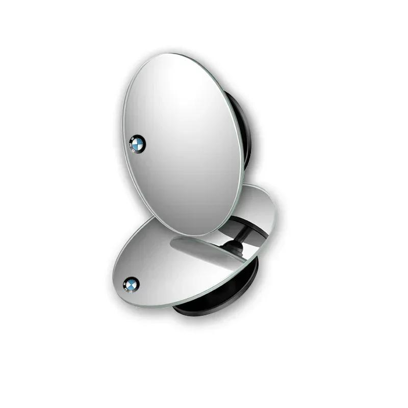 New 2025 Car For BMW 360° Rotation Car Blind Spot Mirror Wide Angle Adjustable Small Round Convex Mirror For BMW M E70 X1 E84 F4