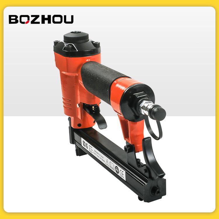 Nail Gun-8016 Pneumatic Stapler for Steel Strip Nails - Ideal Woodworking & Decoration Tool