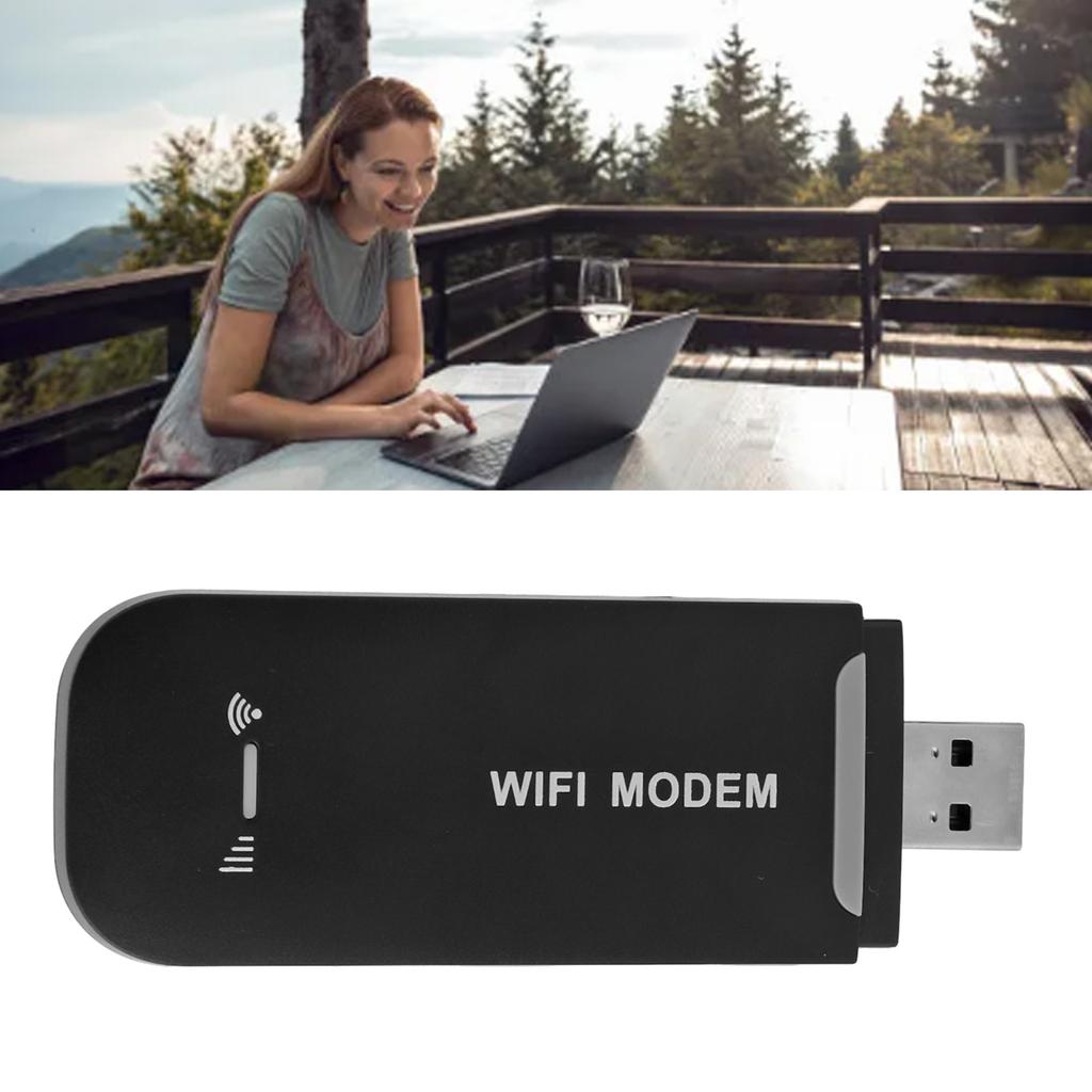 4G USB Portable WiFi Plug and Play High Speed Internet Multi User Sharing Inserted Standard SIM Card Portable Travel Hotspot