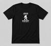 Jesus Is My Saviot Bigfoot Is My Therapy Bigfoot Unisex Black T-shirt