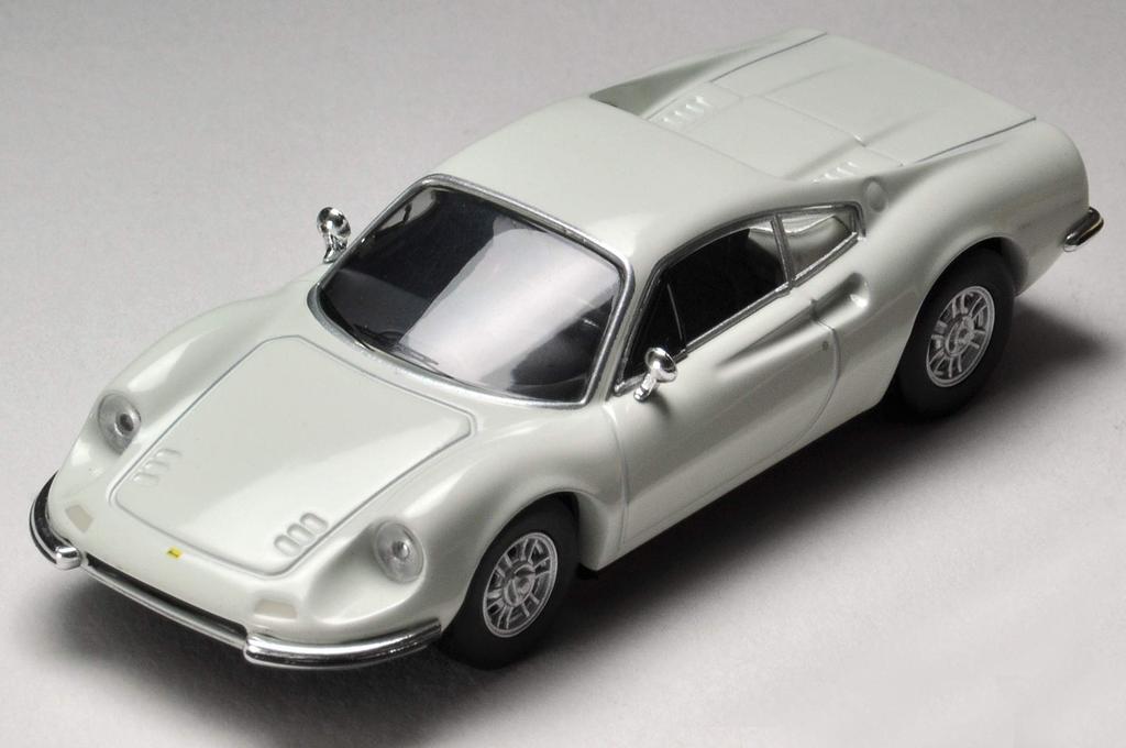 Tomica Limited Vintage TLV Dino 246gt White Finished Product 1/64