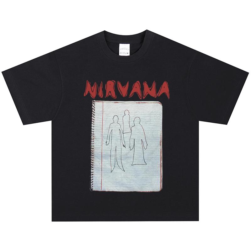 Nirvana T-Shirt, Soft Fabric Casual Daily Wear XXXXL
