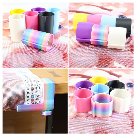 Yousheng 1 Set Diamond Art Canvas Holder 3D Printed Canvas Scroll Kit Adjustable Canvas Scroll Ring Roller for Paint by Number Craft Canvas
