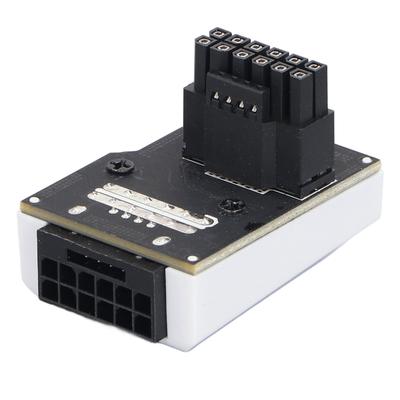 12VHPWR 12 4 Pin Right Angle Connector Power Adapter 450W STD Type Forward 16pin GPU Power