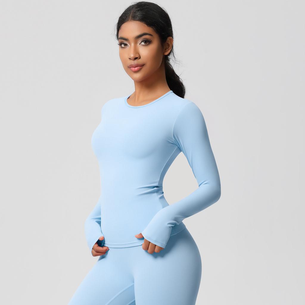 Women High Quality Sport T-Shirts Long Sleeves Compressed Quick-dry Super Elastic Suitable For Running Fitness Training Yoga