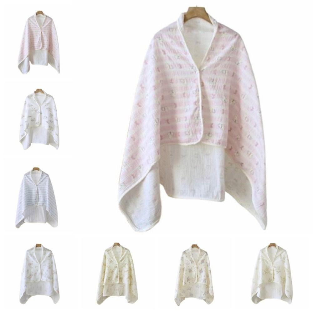 Breathable Breastfeeding Cover Floral Printed Outdoor Nursing Towel Pregnant