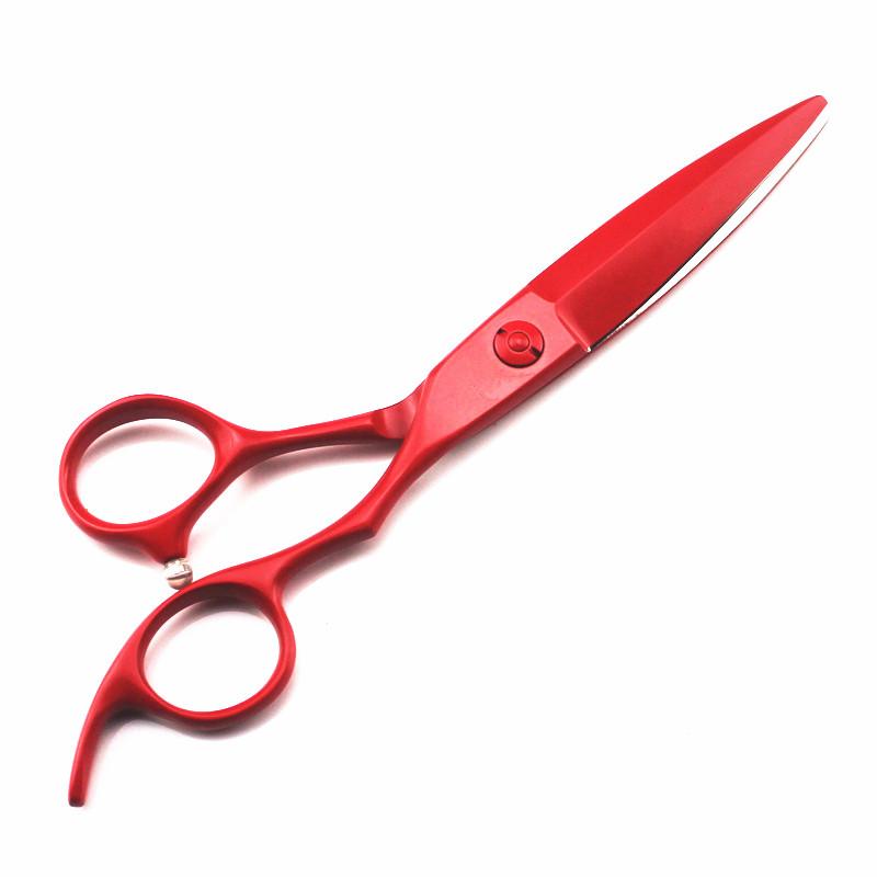 

Профессиональные 6-дюймовые ножницы для стрижки волос Willow, филировочные ножницы для парикмахеров Makas, парикмахерские ножницы красный