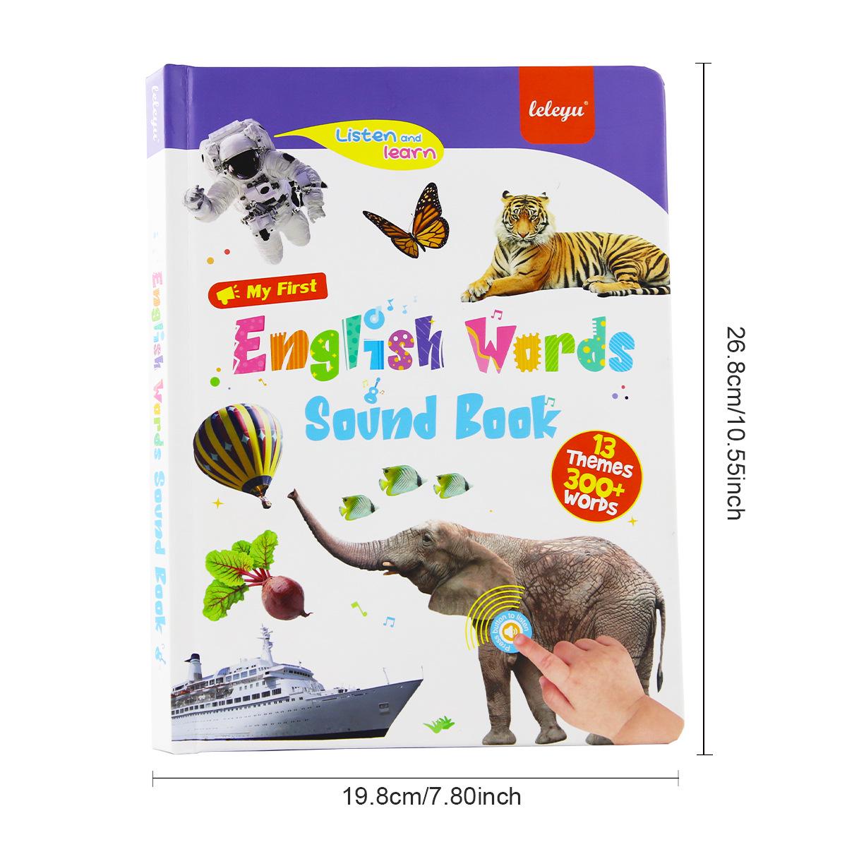 Popular Interactive English Word Learning Book for Children s Early Education