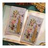 Elegant Metal Bookmark with Pink Floral Design, Hollow Trim, Tassel, Retro Engraved Book Page Marker for Women, Girls, Teachers, Friends, Lovers -