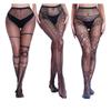 Exotic Apparel Plus Mesh Pantyhose NightLife Sexy Flower Lingerie Love Underwear Lady Stocking Women Babydoll Fishnet Tights Fat