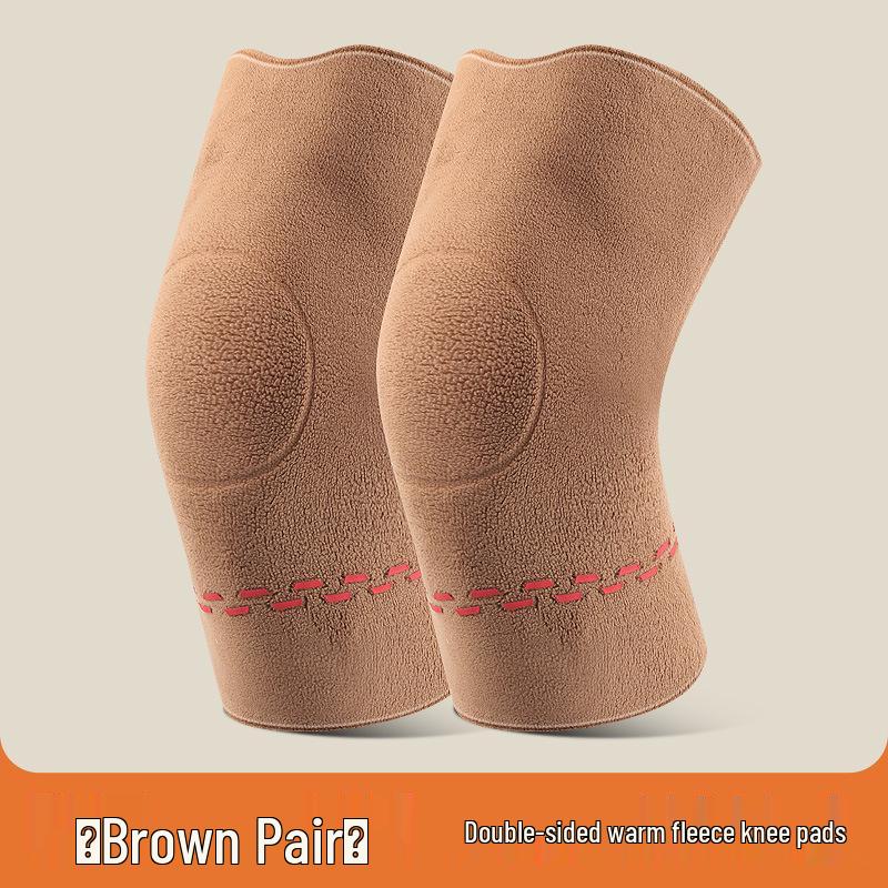 Double-Sided Fleece Knee Warmers: Velvet Thickening for Heat Storage and Cold Protection