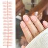 Blush Gradient Nail Tips - Semi-finished, Wearable, Long & Short Styles for Nail Salon Art