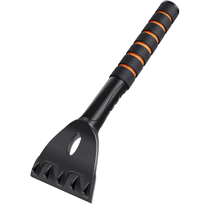 Car-Safe Snow Shovel & Brush: Non-Damaging Multi-Functional Ice & Frost Scraper