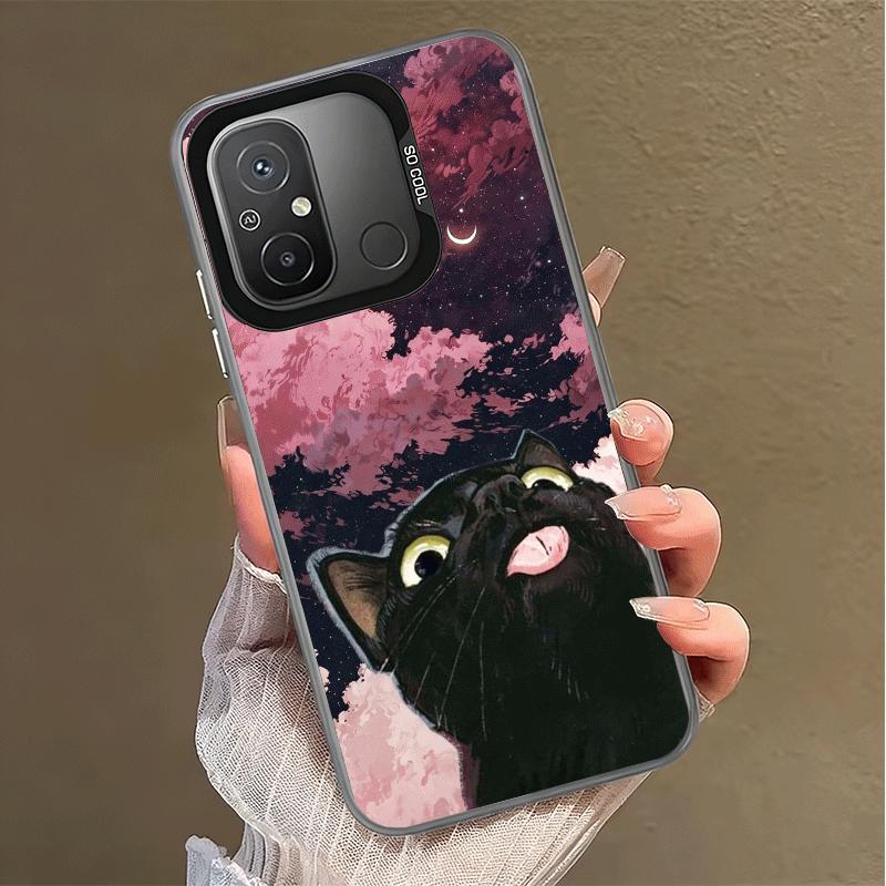 Katze Niedliches Kätzchen Cartoon Stoßfeste Handyhülle für Xiaomi Poco X7 X6 X5 X3 Pro F7 Ultra M8 Redmi 15C 15 14C 13C 12C 10C 13 12 10