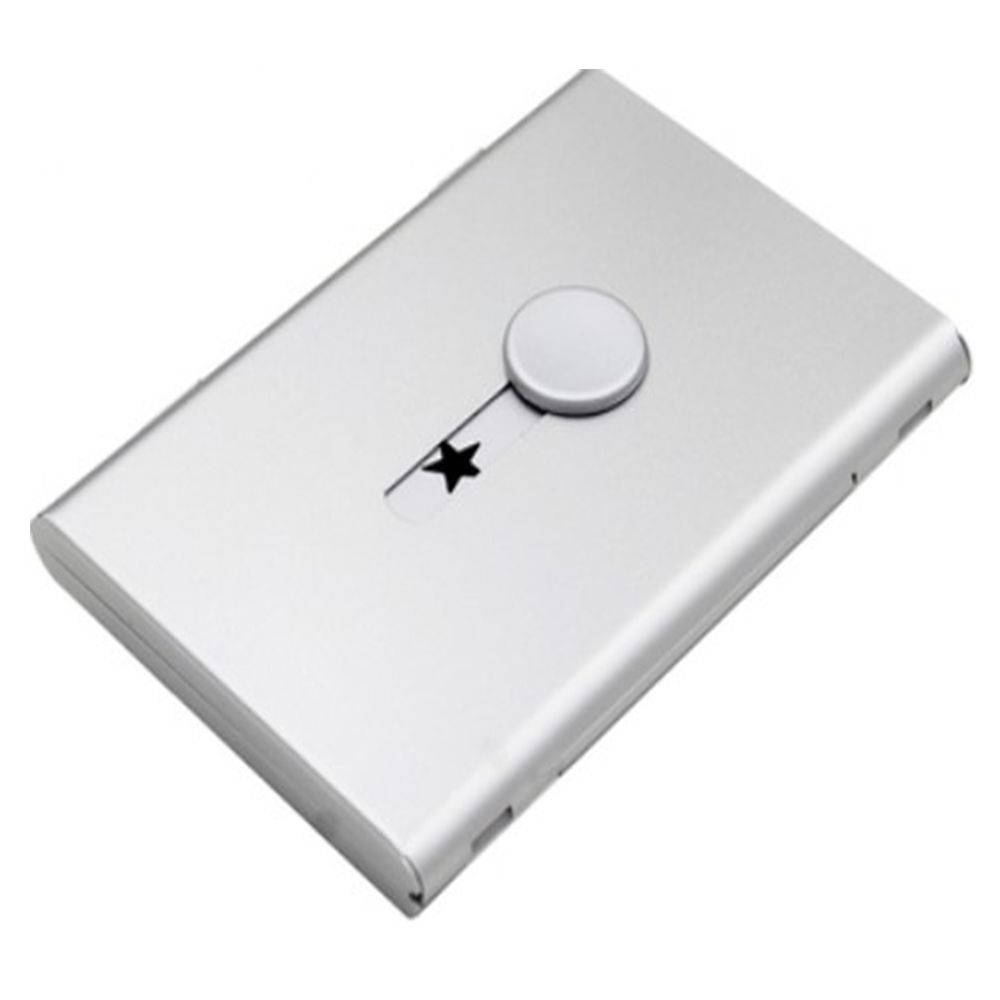 

Card Holder Hand Push Light Thumb Slide Out Business Name Card Holder ID Card Case Pocket Card Case