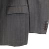 Gucci Wool Striped Pattern Suit Setup 46R Gray Men's Used