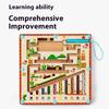 1 Set Color Matching Montessori Toy Magnetic Color And Number Maze Learning Education Toys Concentration Training For Child Gift
