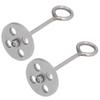 2pcs Cattle Nose Pliers Ring Safe Wear Resistant Cattle Nose Clamp for Cow Bull Cattle All Stainless Steel