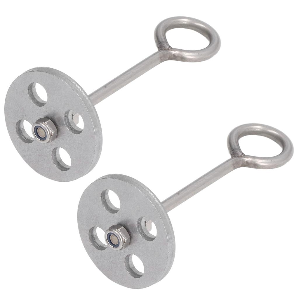 2pcs Cattle Nose Pliers Ring Safe Wear Resistant Cattle Nose Clamp for Cow Bull Cattle All Stainless Steel