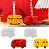 Versatile Buses Candle Holder Mold Detailed Silicone Bus Candle Stand Mold for Handcraft Lovers and DIY Enthusiasts