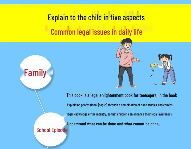 Legal Enlightenment Comic for Children and Teens: A Popular Science Book On Legal Common Sense for Primary Students