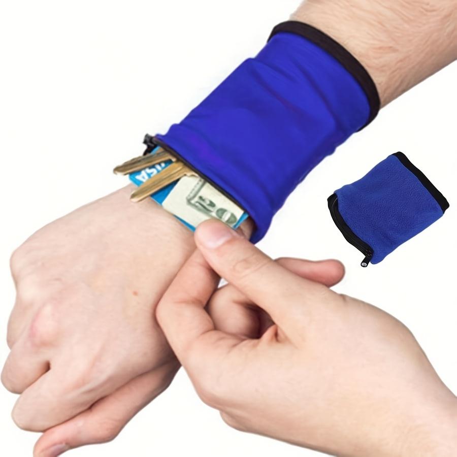 1pc Women Sports Wrist Wallet Large Capacity Sweat-Absorbent Armband for Running, Fitness, and Outdoor Activities, Armband