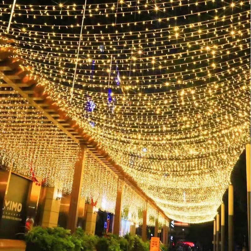 HEIXIE Waterproof LED Twinkle Festival String Lights, 50m