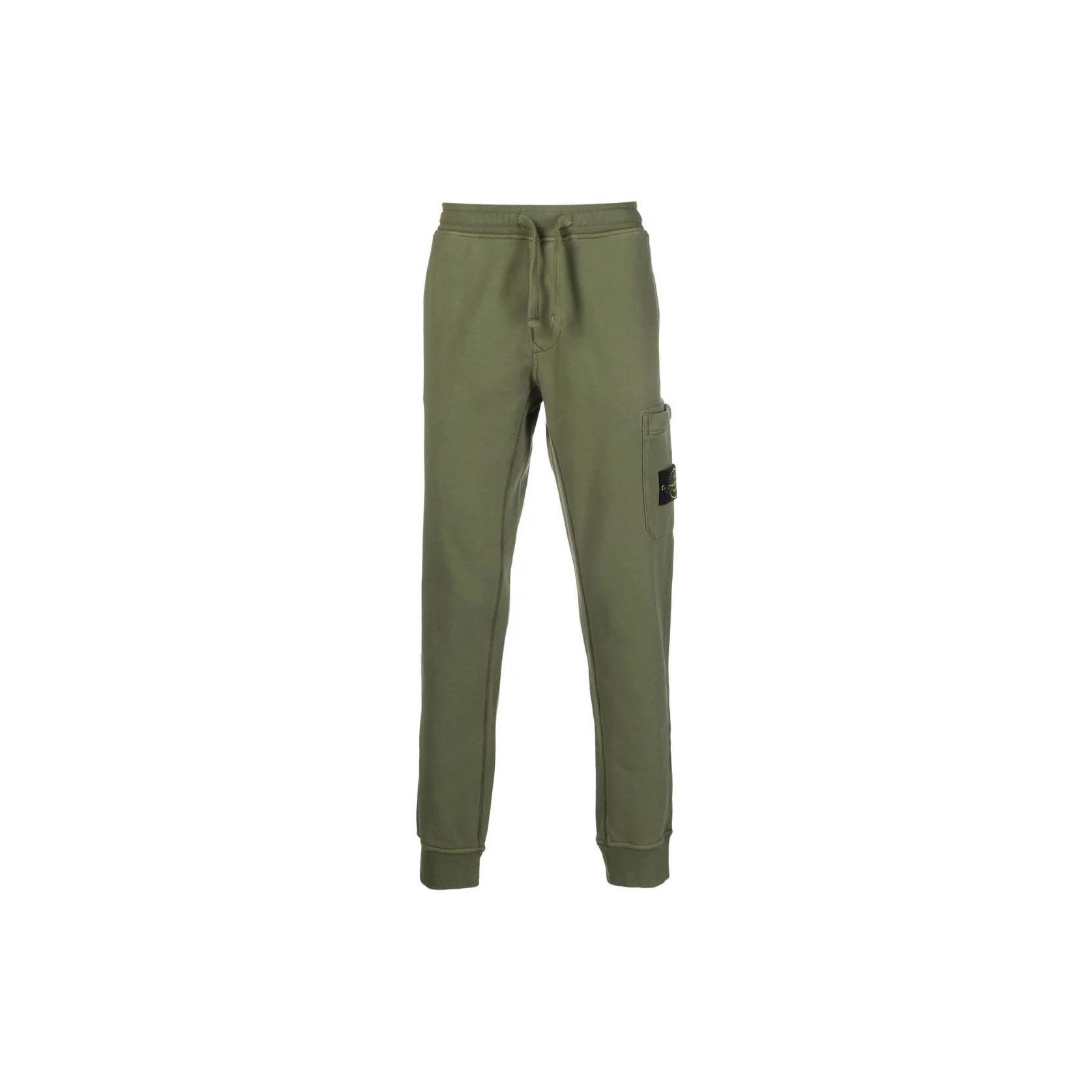 

Stone Island Fleece Pants Green Men Bottoms 761564551-V0058 M