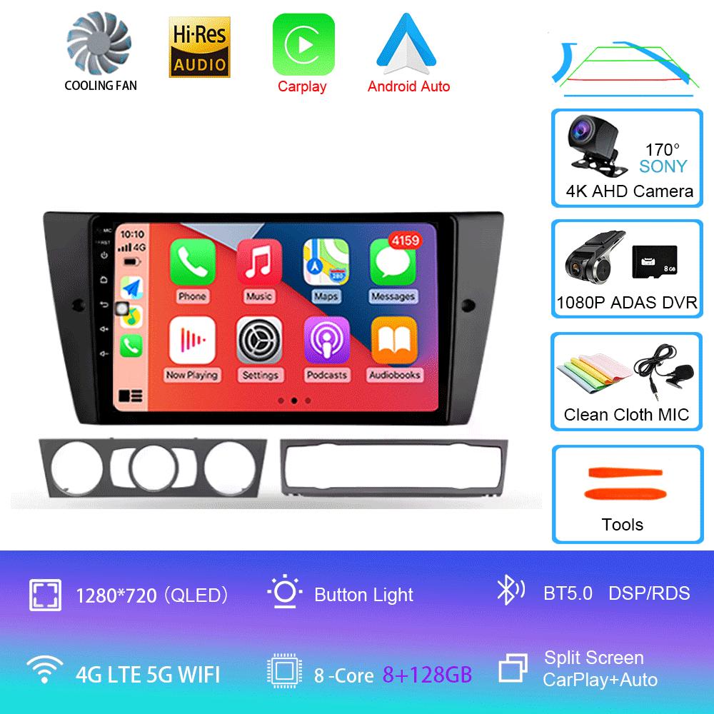 Android 14 Car Radio For BMW 3-Series E90 E91 E92 E93 2005 - 2013 Multimedia Video Player Navigation GPS No 2din 2 Din Dvd