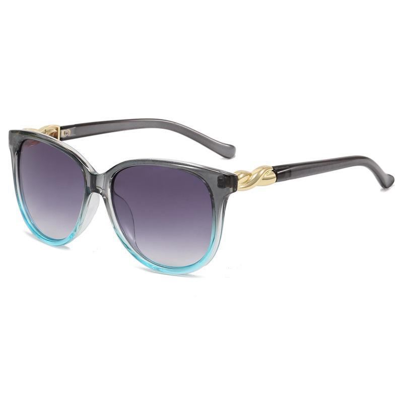 Gafas de sol estilo ojo de gato vintage para hombre y mujer, de diseñador de marca de moda, con protección UV400, para viajes y actividades al aire libre.