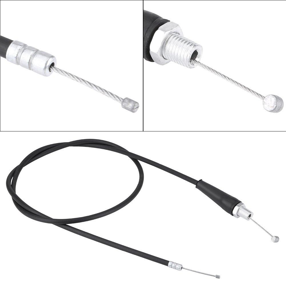 Motorcycle Throttle Cable, 110cm Straight Head Motorcycle Throttle Cable for Throttle Line Pit