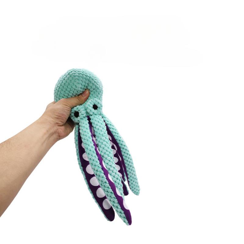 Octopus, Plush Toy for Dogs, Vocalization, Interaction, Boredom Relief, Companionship, Pet, Large Dog Tamper Proof Home