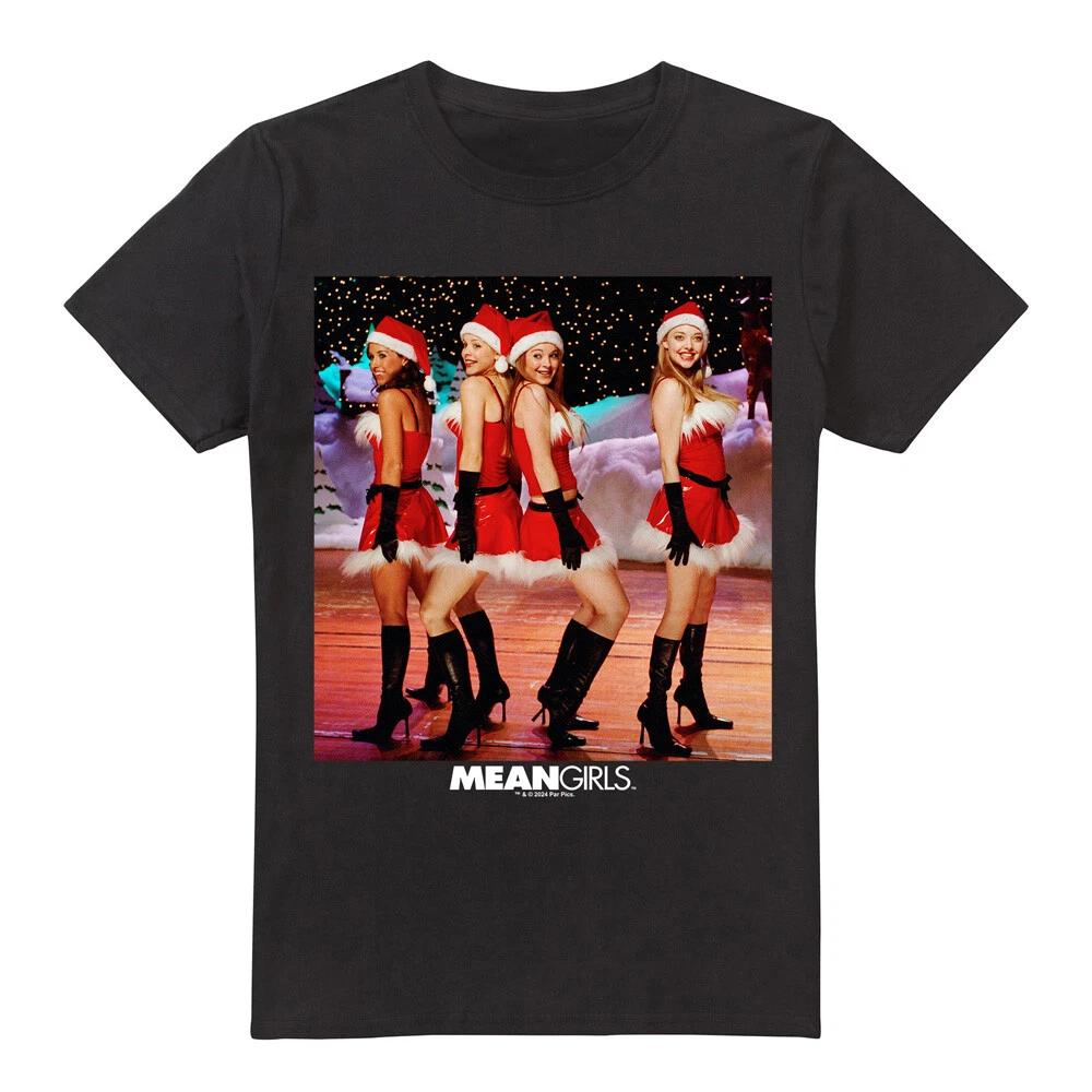 Mean Girls Christmas 100% Cotton T-shirt Mens Tees Top S-2XL, Black L