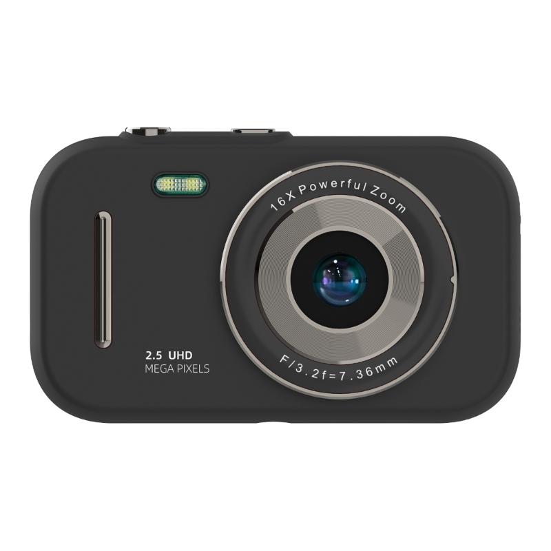 H17 Camera 1080P 2.4Inches Digital Cameras 800mAh Rechargeable 16X Zoom 4800x6400 for Kids Girls