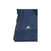Adidas Womens Solid Color Drawstring Collar Loose Jacket Women Jacket Navy-Blue HG6989