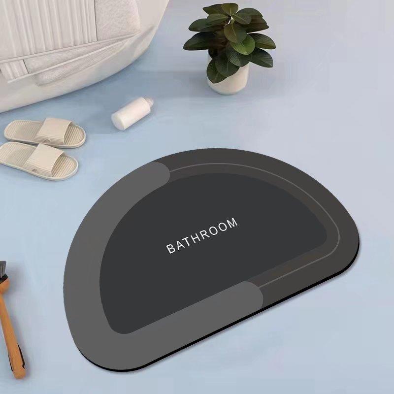 Floor Mat Entry Door Mat Balcony Kitchen Mat Toilet Toilet Door Mat Bathroom Absorbent Floor Mat Quick Drying Cushion