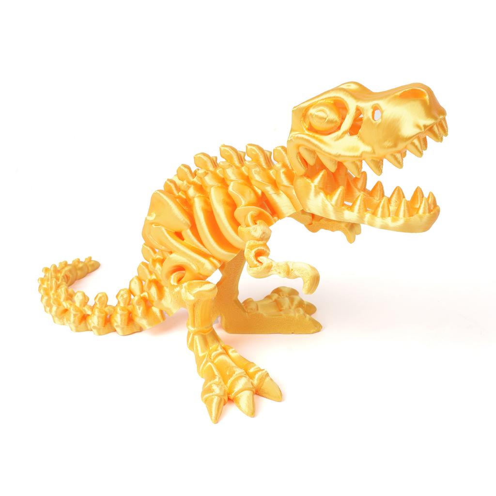 3D-gedrucktes Drachen-Set Bastelmodell Fidget Toy Drehbarer Tyrannosaurus Rex Skelett Dinosaurier Dekoration Geschenk für Kindergeburtstage