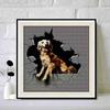 New Arrival 5D DIY Full Circle Diamond Painting "Dog" Embroidery Cross Stitch Home Decor Gift