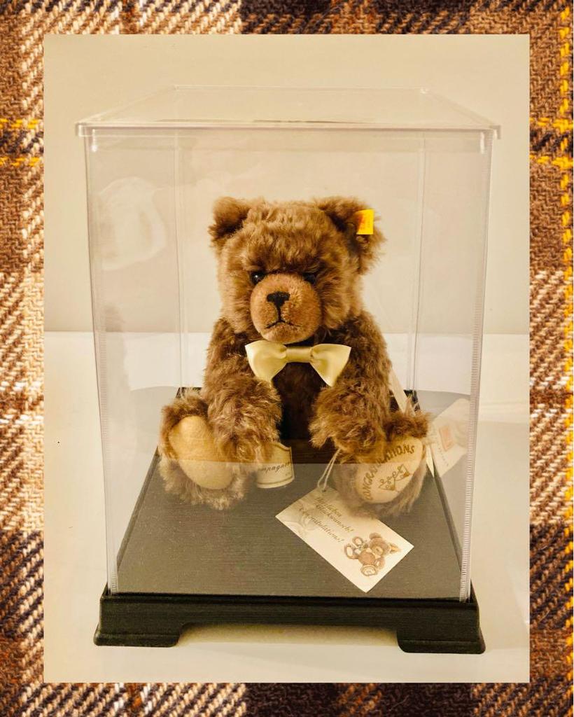 [USED] Steiff Teddy Bear Made In Germany Congratulations Edition No.