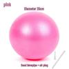 Explosion-proof 25cm Wheat Straw Pilates Ball for Yoga, Fitness, and Postpartum Exercise