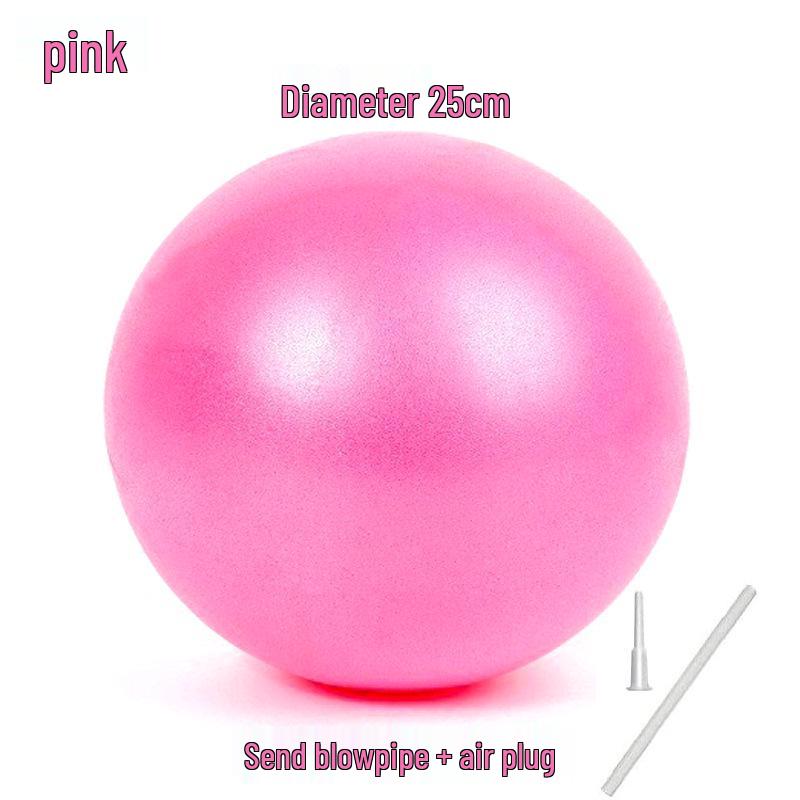 Explosion-proof 25cm Wheat Straw Pilates Ball for Yoga, Fitness, and Postpartum Exercise