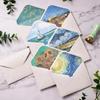 High-Quality Artistic Fabric Texture Card Holder with Customizable Hot Stamped Logo