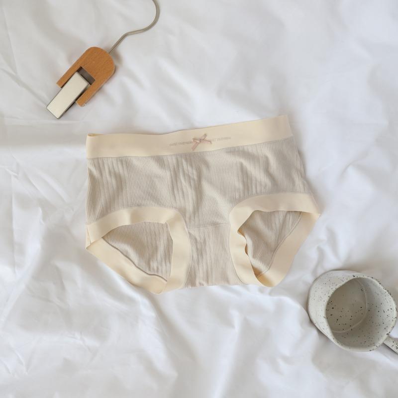 

Мягкое женское нижнее белье из хлопка Naked Thread средней талии с треугольными чашечками Sensation Grass антибактериальные трусики без следов L